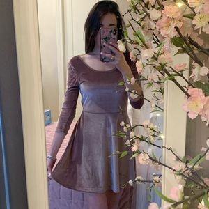 Velvet Pink Dress